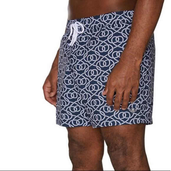 Sperry Navy Nautical Swim Trucks - Picture 2 of 8